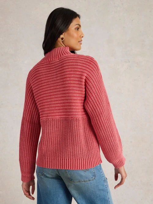 Pullover Marley aus Bio-Baumwolle - Mid Pink - 52 Bild 4