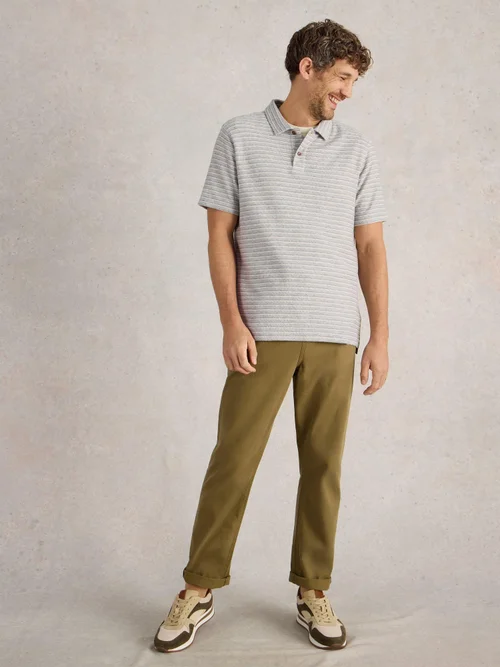 Gestreiftes Polohemd Taylor - Navy Multi - XL Bild 2
