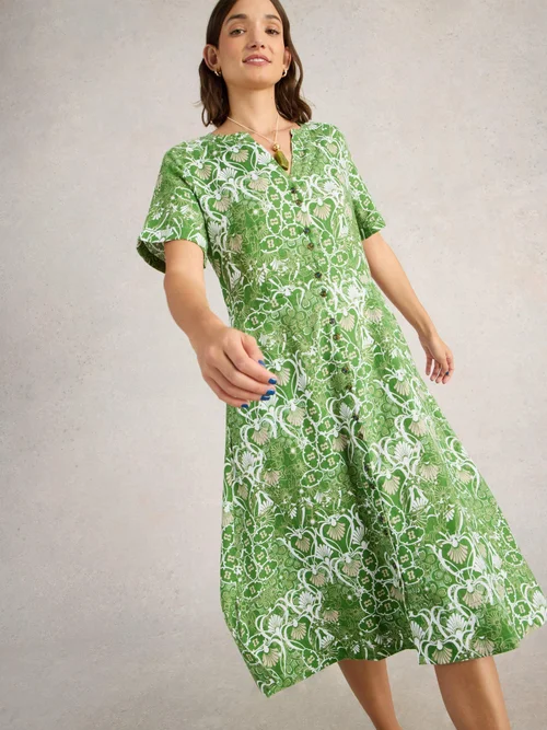 Leinenkleid Iris - Green Pr - 52/R Bild 1