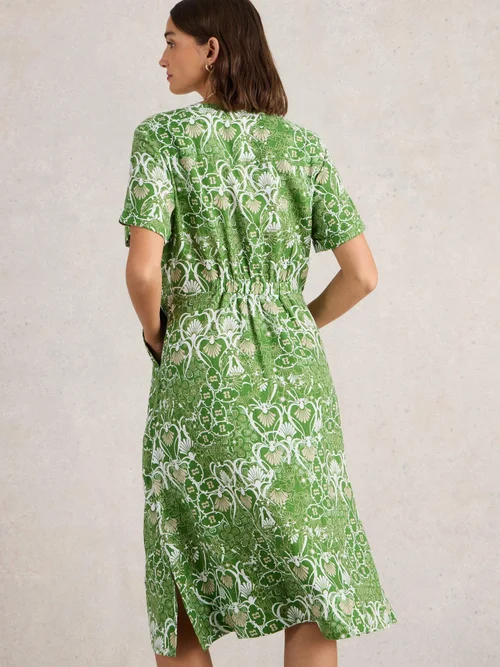 Leinenkleid Iris - Green Pr - 52/R Bild 4