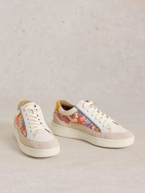 Ledersneaker Della - White Mlt - 41 Bild 2