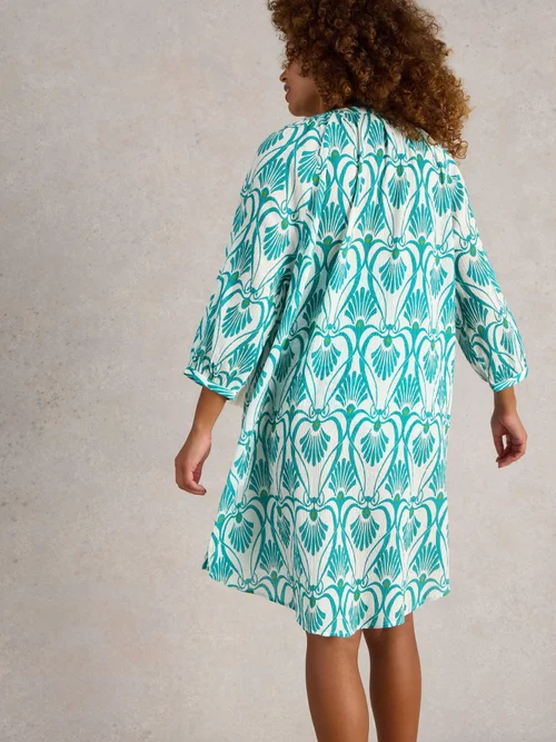 Strandtunika Lottie - Blue Pr - XS Bild 4