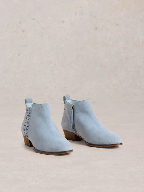 Stiefeletten Willow mit Flechteinsatz - Lgt Blue - 40 Bild 2