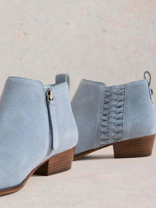 Stiefeletten Willow mit Flechteinsatz - Lgt Blue - 40 Bild 3