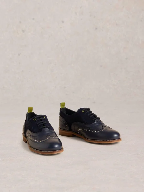 Schnürschuh Thistle mit Ziernieten - Dark Navy - 39.5 Bild 2
