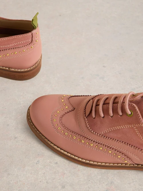 Schnürschuh Thistle mit Ziernieten - Mid Pink - 39.5 Bild 3