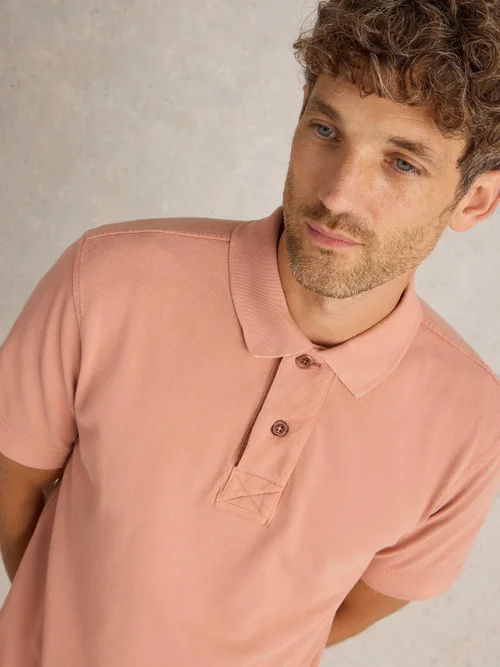 Utility Polohemd - Mid Pink - S Bild 3