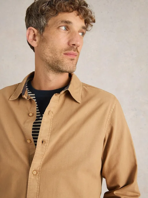 Oxfordhemd Bruton - Light Tan - XXXL Bild 3