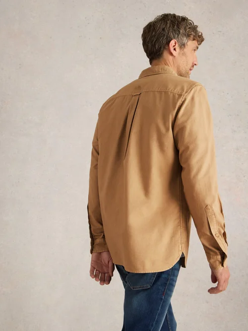 Oxfordhemd Bruton - Light Tan - XXXL Bild 4
