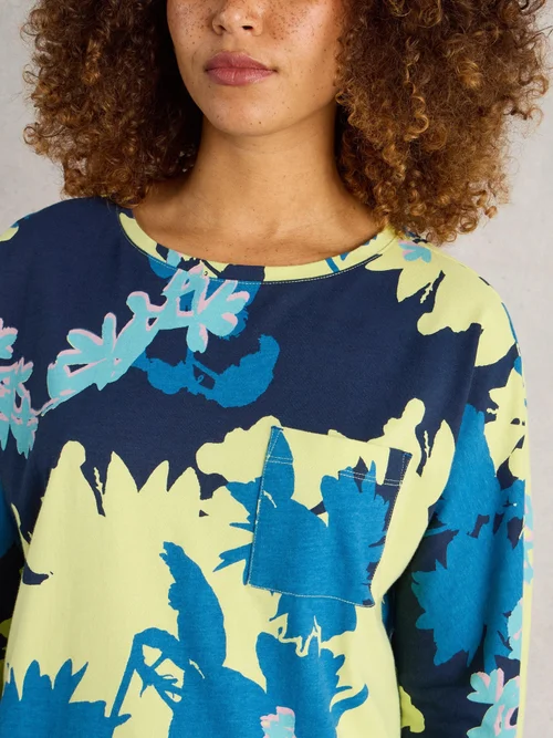 Dolman Top Demi - Yellow Pr - 52 Bild 3