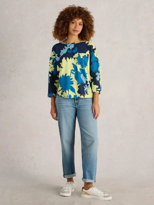 Dolman Top Demi - Yellow Pr - 52 Bild 2