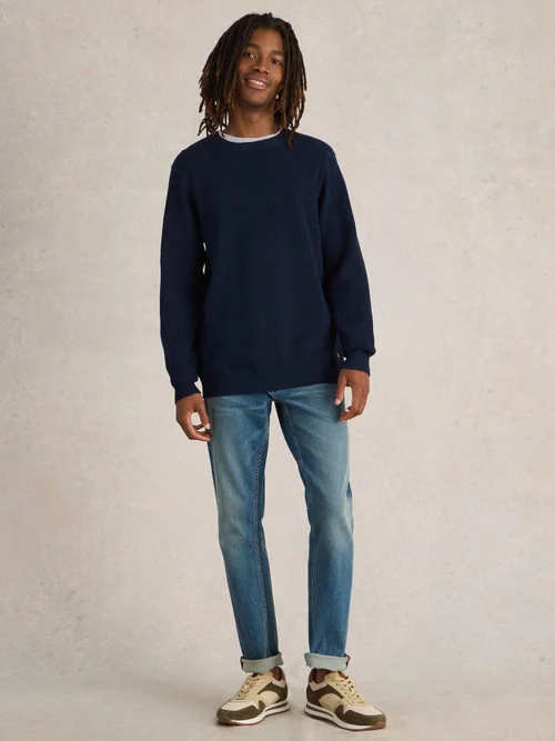 Pullover Attadale mit Rundhalsausschnitt - Dark Navy - XXXL Bild 2