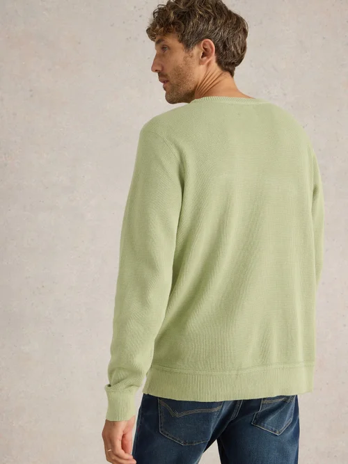 Pullover Attadale mit Rundhalsausschnitt - Lgt Green - XXXL Bild 4