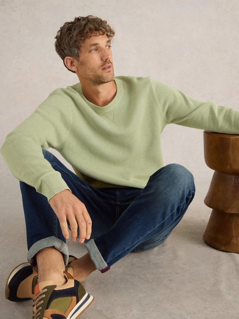 Pullover Attadale mit Rundhalsausschnitt - Lgt Green - XXL Bild 1