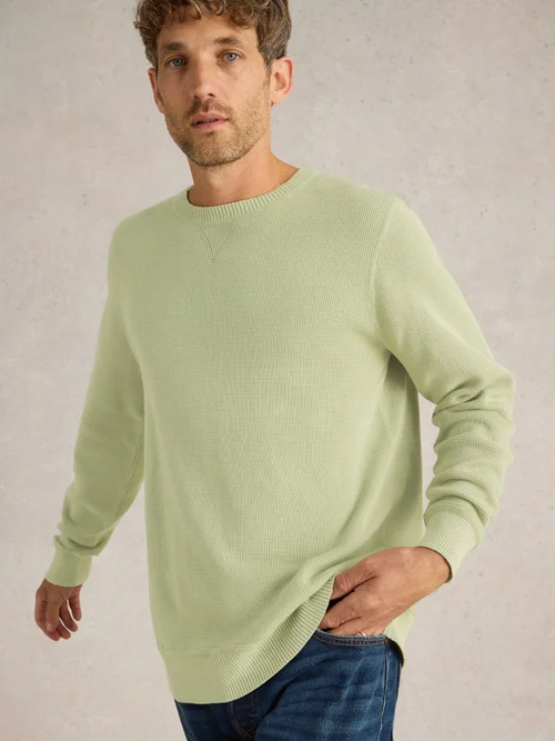 Pullover Attadale mit Rundhalsausschnitt - Lgt Green - XXXL Bild 3