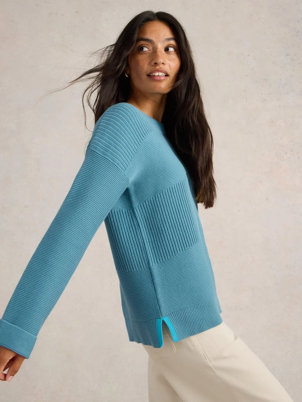 Pullover Jana - Mid Blue - 34 Bild 1