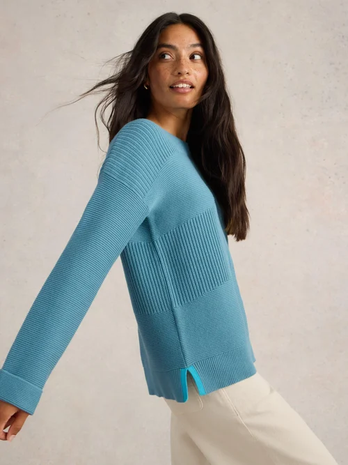 Pullover Jana - Mid Blue - 34 Bild 1