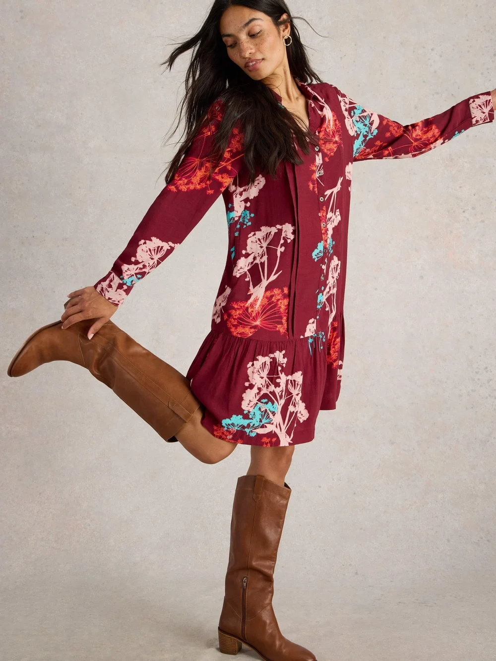 Kleid Frankie - Red Pr - 48/R Bild 1