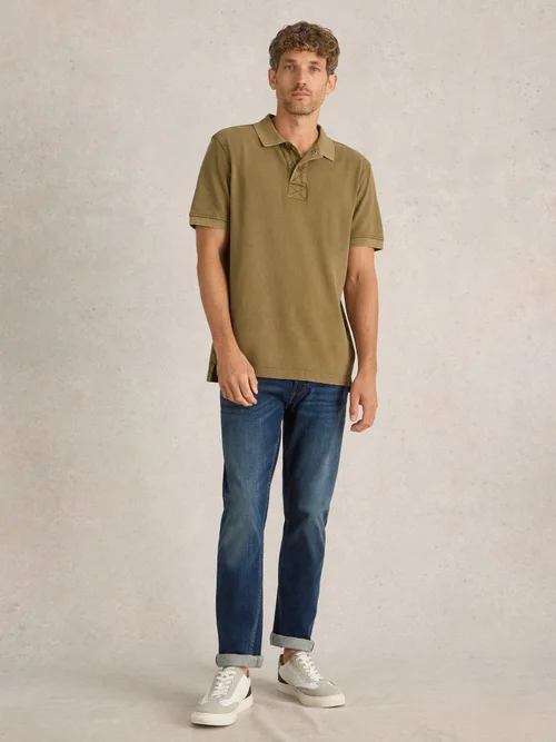 Utility Polohemd - Khaki Grn - S Bild 2