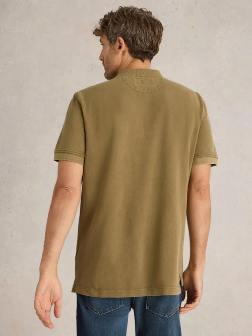 Utility Polohemd - Khaki Grn - S Bild 4