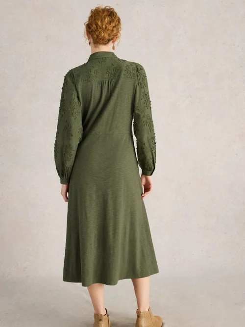 Besticktes Kleid Rua - Dus Green - 44/R Bild 4
