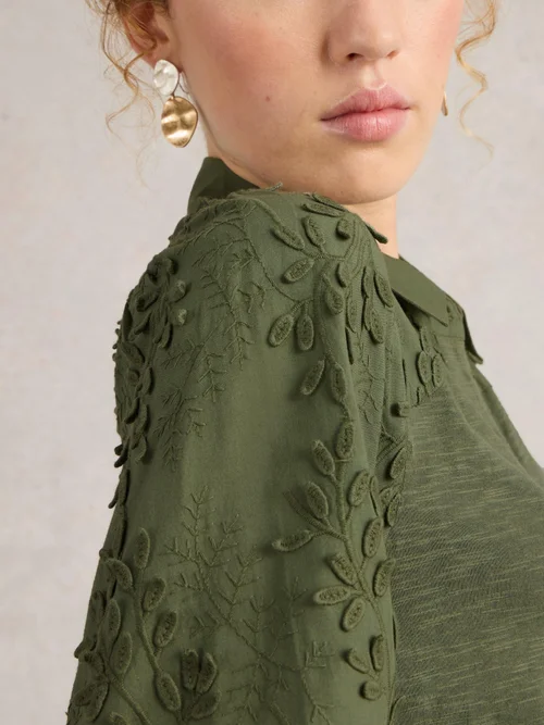 Besticktes Kleid Rua - Dus Green - 44/R Bild 3