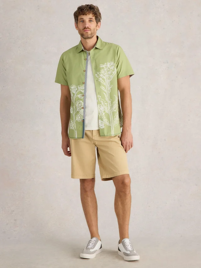 Hemd Finsbury mit floralem Print