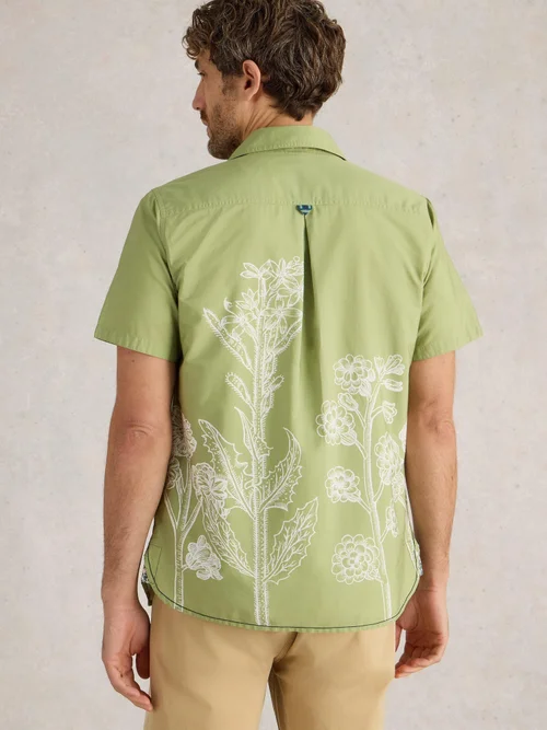 Hemd Finsbury mit floralem Print - Green Pr - XXL Bild 4