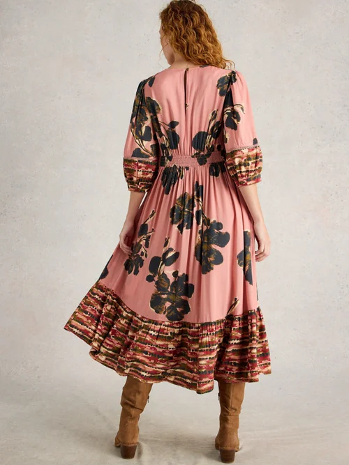 Midikleid Lucy - Pink Pr - 34/R Bild 4