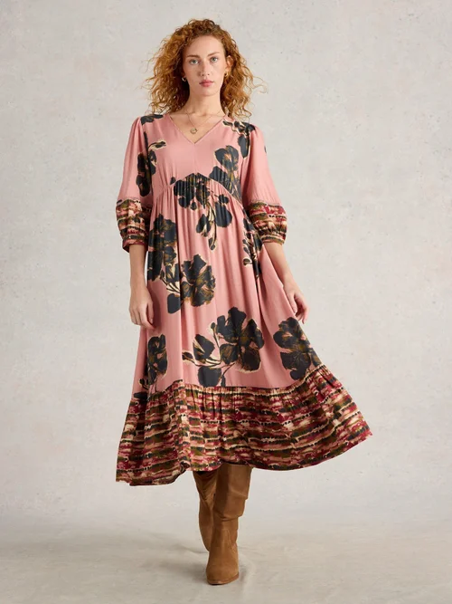 Midikleid Lucy - Pink Pr - 34/R Bild 2
