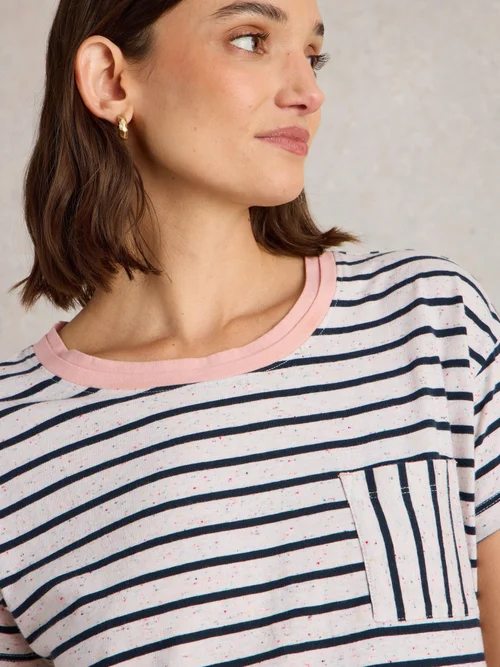 T-Shirt Dani - Navy Multi - 46 Bild 3