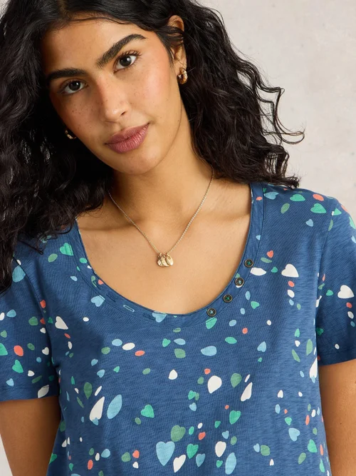 T-Shirt Nadia - Blue Pr - 50 Bild 3