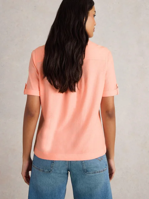 Bluse Paige mit Brusttasche - Lgt Pink - 52 Bild 4