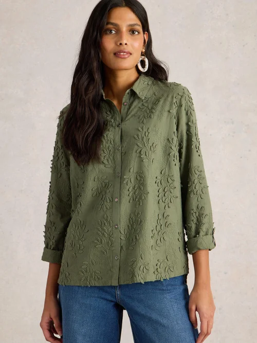 Bestickte Bluse Sophie - Dus Green - 48 Bild 3
