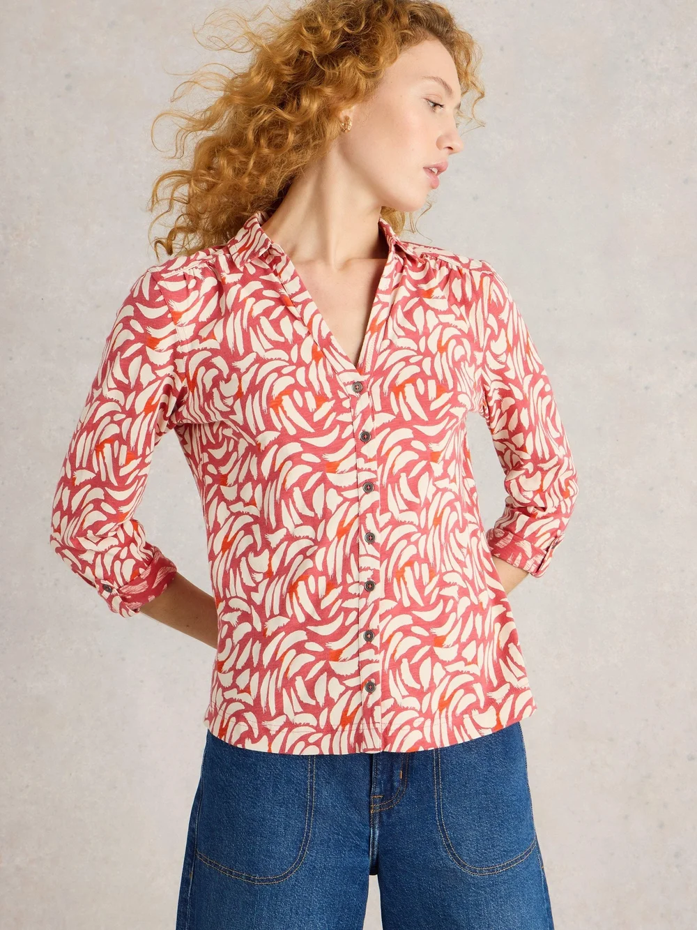 Jerseybluse Annie - Pink Mlt - 52 Bild 1