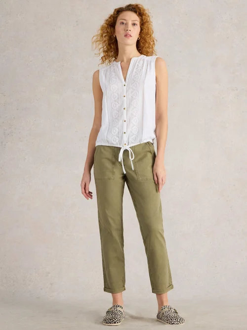 Ärmellose Bluse Tulip - Bril White - 52/R Bild 2