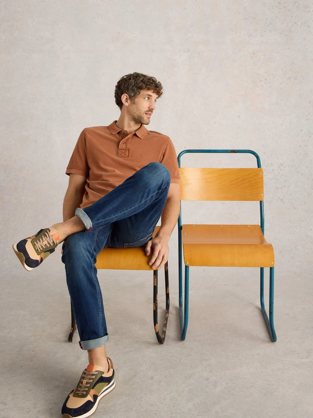 Utility Polohemd - Mid Tan - S Bild 1