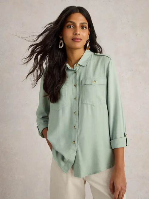 Utility-Bluse Misha - Lgt Green - 52 Bild 2