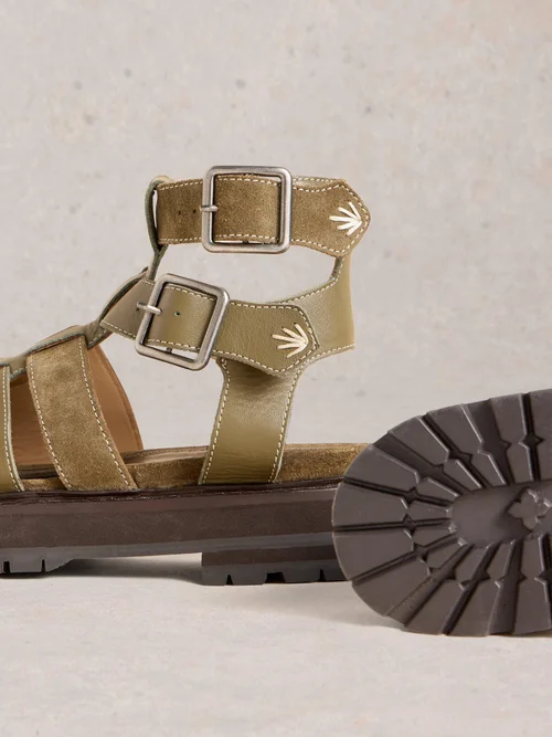 Römersandalen Alexa - Khaki Grn - 41 Bild 3