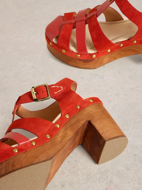 Riemenclogs Phoebe - Red Mlt - 36 Bild 3