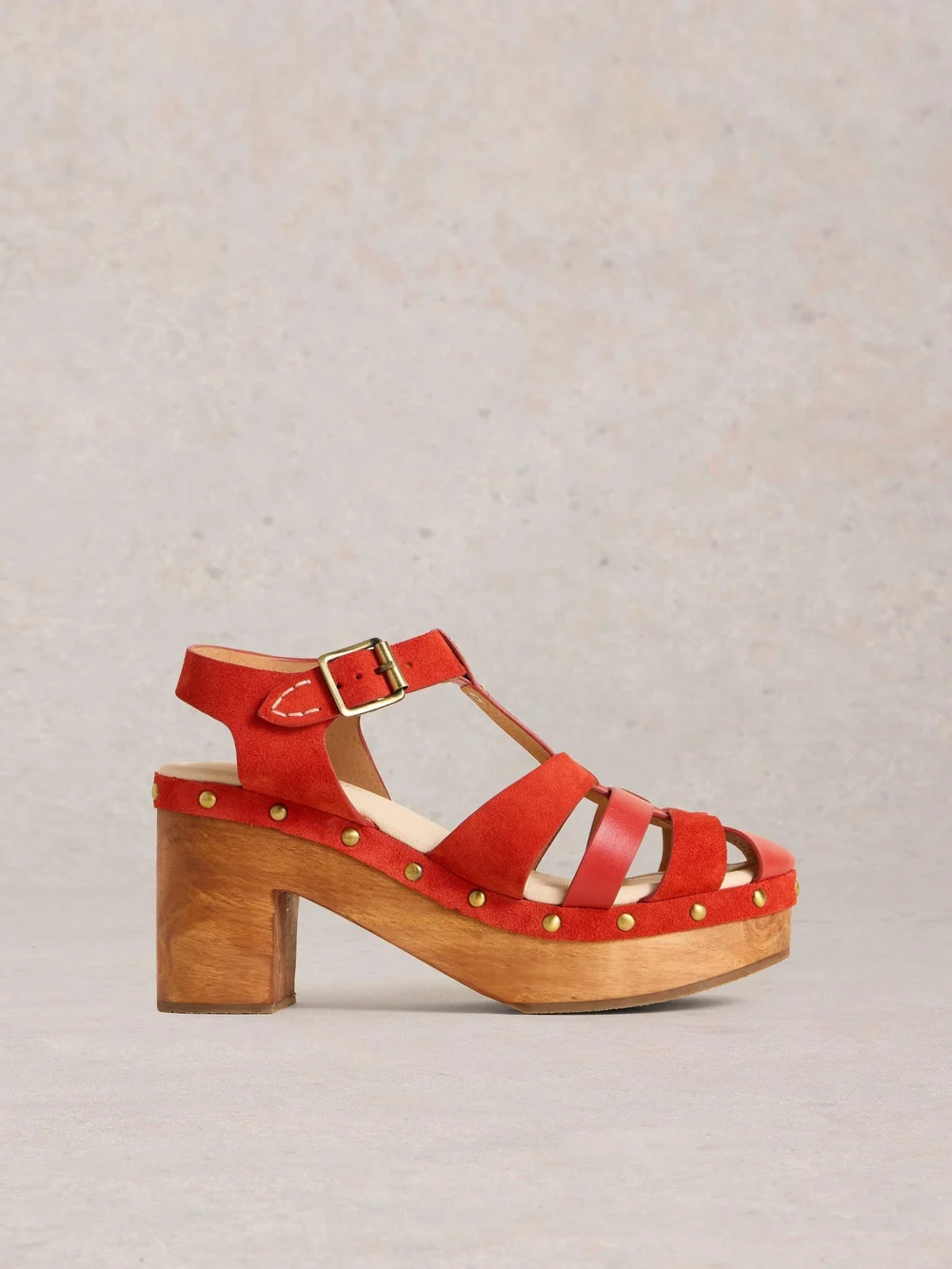 Riemenclogs Phoebe - Red Mlt - 41 Bild 1