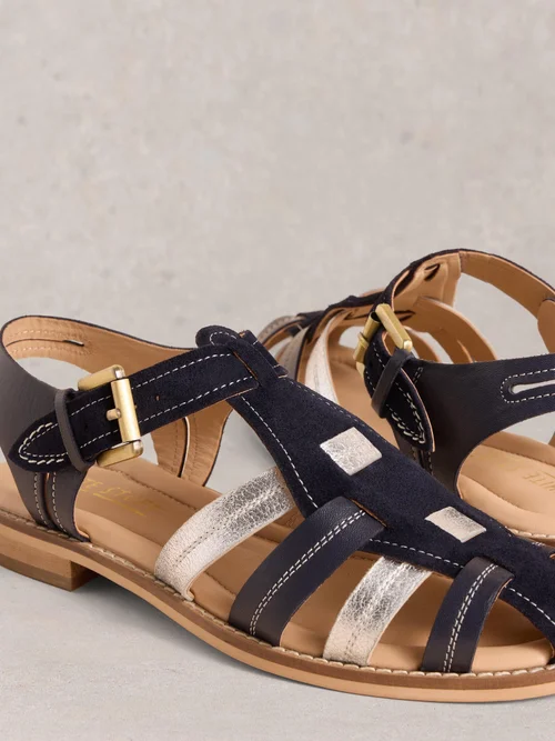 Riemensandalen Zara - Navy Multi - 41 Bild 3