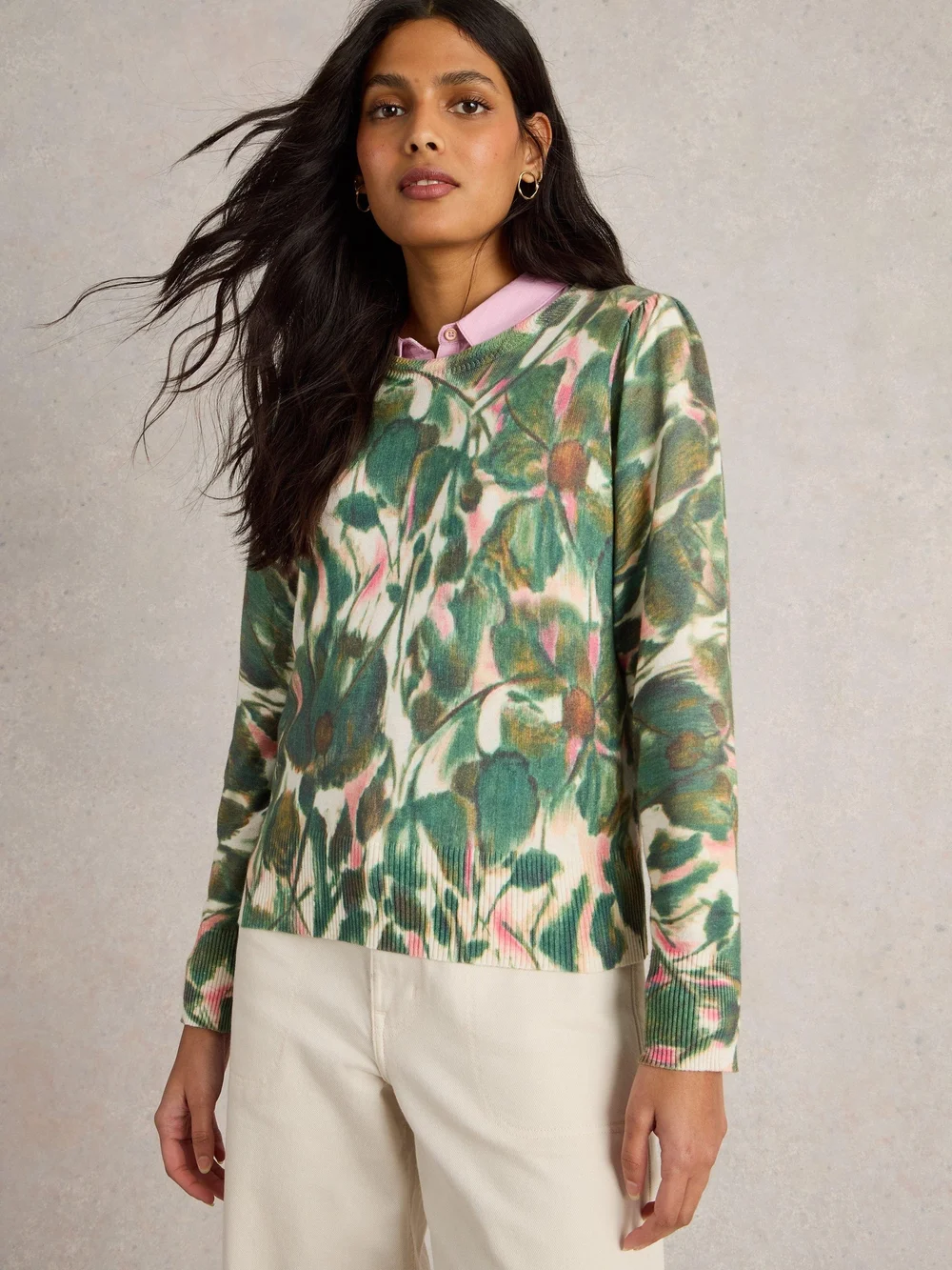 Pullover Rosie - Green Pr - 52 Bild 1