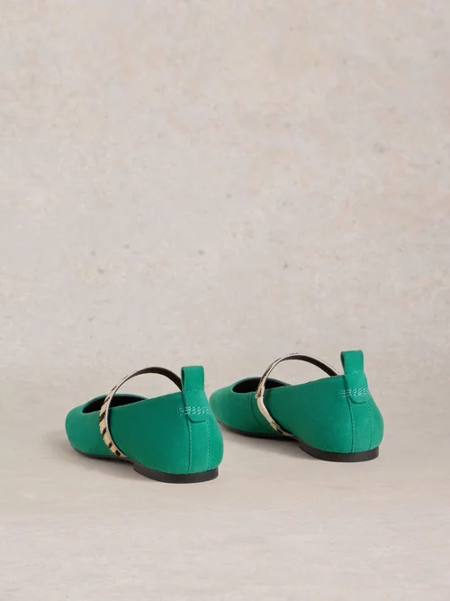 Ballerinas Minnie mit Riemen - Brt Green - 41 Bild 4