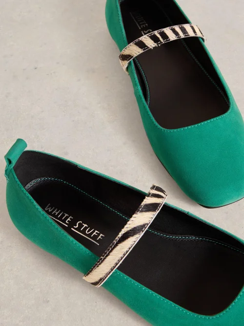 Ballerinas Minnie mit Riemen - Brt Green - 37 Bild 3