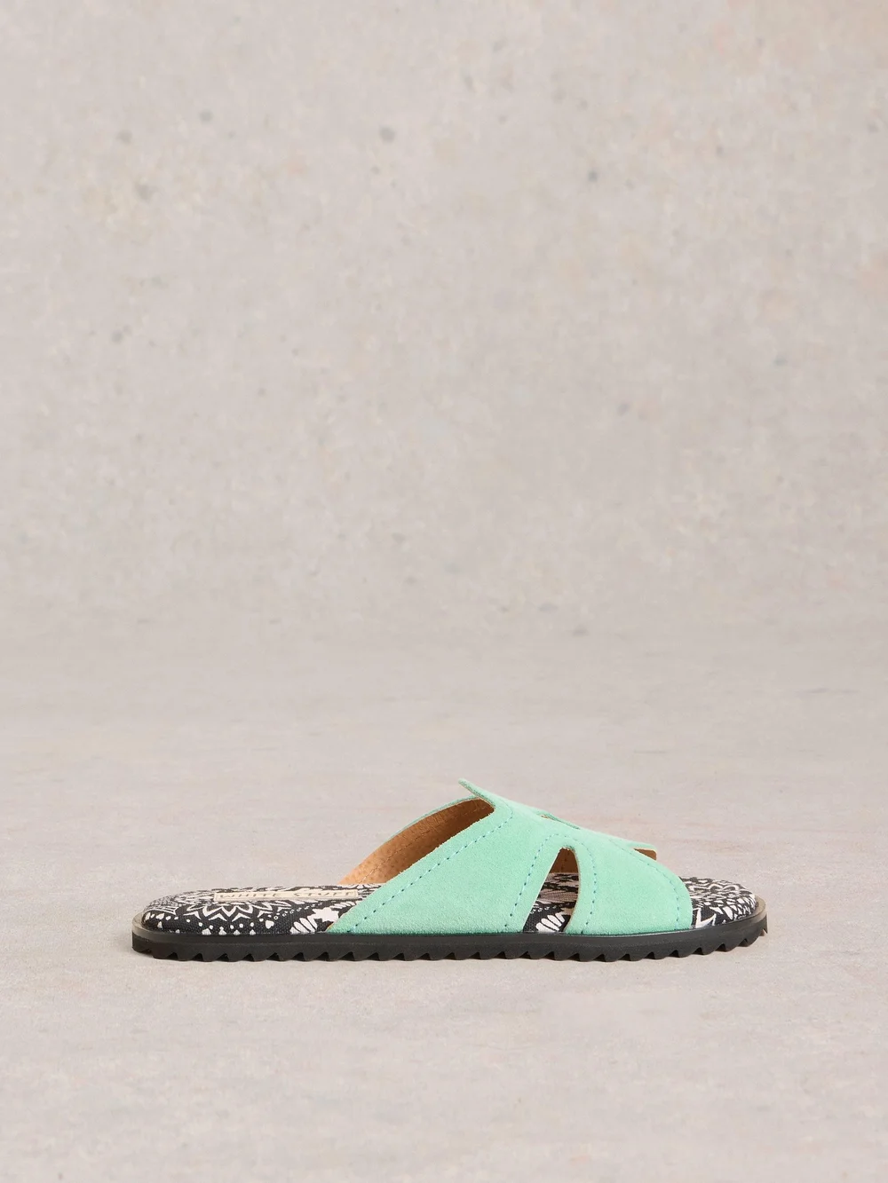 Florale Pantoletten - Brt Blue - 41 Bild 1