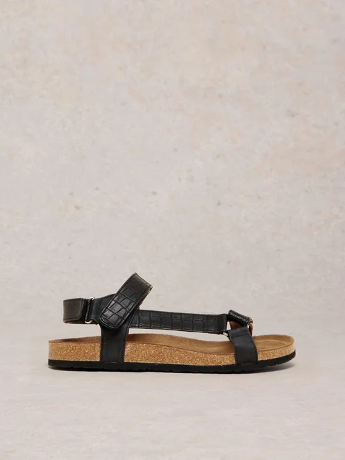Trekking Sandalen mit Fußbett - Pure Blk - 38 Bild 1