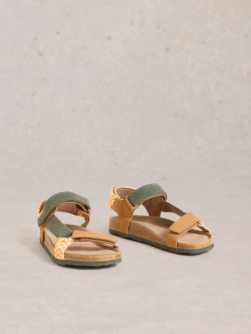 Trekking Sandalen mit Fußbett - Tan Multi - 41 Bild 2