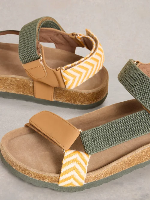 Trekking Sandalen mit Fußbett - Tan Multi - 41 Bild 3