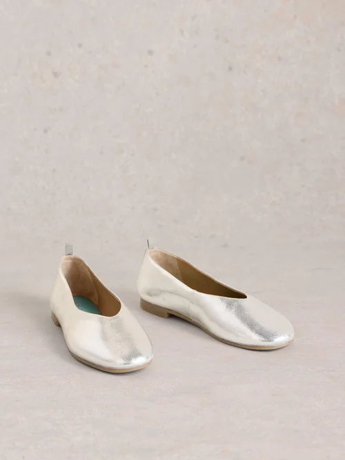 Lederballerinas Cheri - Slv Tn Met - 36 Bild 2